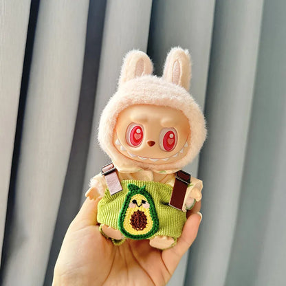 17cm Kawaii Plush Doll'S Clothes Outfit Accessories For Korea Kpop Exo Labubu Idol Dolls Pumpkin Set Clothing DIY Christmas Gift
