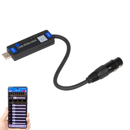 -A89Z USB-RMD-DMX Mobile App DMX Dialer Stage Light Wireless Bluetooth DMX512 Controller Only Supports Android Devices