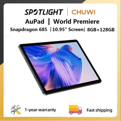 CHUWI AuPad Tablet 10.95-inch 1200*1920 FHD Display Snapdragon 685 Octa-core 8GB DDR4 128GB ROM 4G LTE GPS Android 14 Tablets PC