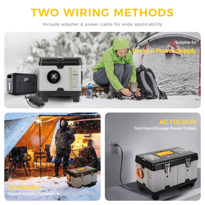 8KW 12V&24V&110-240V toolbox diesel Parking air heater w/Ventilation Mode&Adaptive Plateau&Bluetooth For Car RV Campervan
