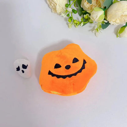 Hot Halloween Labubu Clothes Cute Pumpkin Bat Ghost 2-piece Outfit Mini Plush Doll Clothing Fashion Doll Accessories