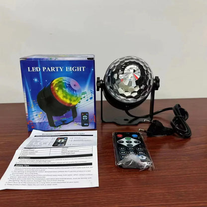 1-4Pack Aalternating Fashing Light Stage Lamp with Remote Control EU Disco Ball Lamps for Home Room Parties Birthday Wedding Bar