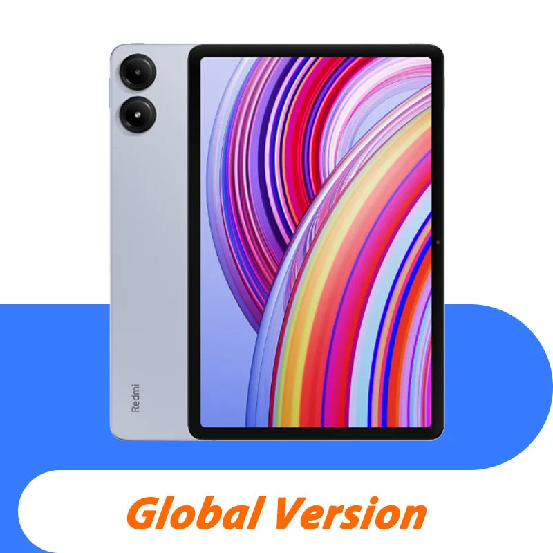 Global Version Redmi Pad Pro Tablet Snapdragon® 7s Gen 2 Mobile Platform Xiaomi HyperOS 10000mAh Large Battery 33W Fast Charger