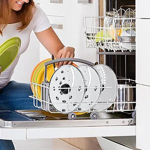 1300W Multi-Task Food Processor 3.5L Kneading 1.5L Blender Citrus Juicer 11 Professional Accessories Grinding/Chopping/Slicing