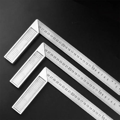 30/50CM Angle Square Ruler 90 Degree Right Angle Ruler Stainless Steel Triangle Ruler Woodworking Gauge Measuring Tool