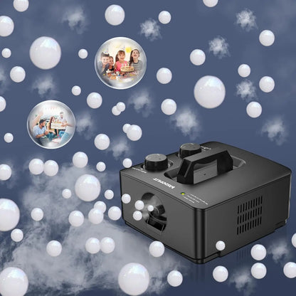 Fog Bubble Machine Portable Smoke Bubble Machine for Indoor Outdoor Party Wedding Birthday Photograph Christmas Halloween toys