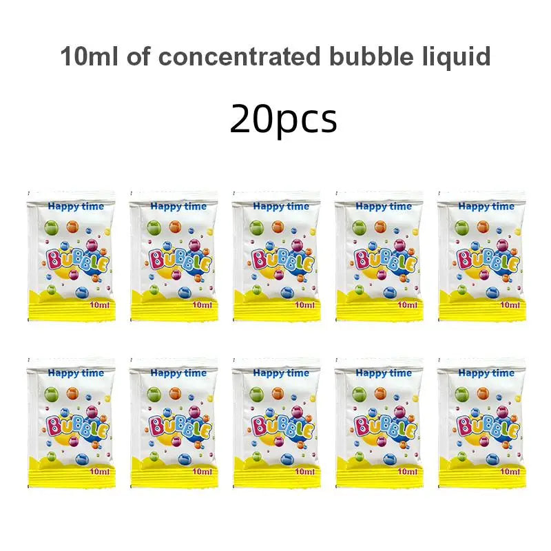 Fully Automatic Space Bubble Blowing Toy Bubble Gun Outdoor Bubble Machine Gift Holiday Gift Toy (Without Bubble Water)