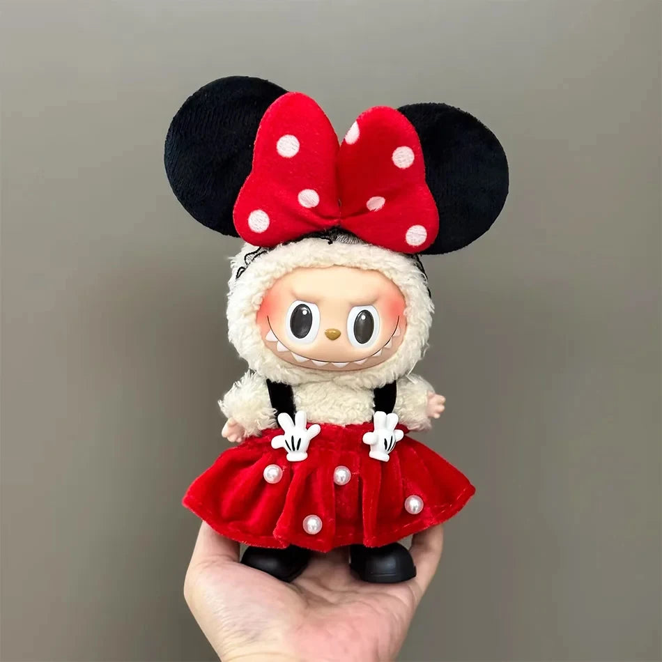 Mini Doll Clothing 15-17cm Labubu Clothing Accessories Cosplay V1 V2 V3 Fashion Clothing Sports And Leisure Set Clothing Gifts