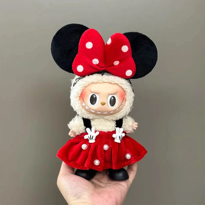 Mini Doll Clothing 15-17cm Labubu Clothing Accessories Cosplay V1 V2 V3 Fashion Clothing Sports And Leisure Set Clothing Gifts
