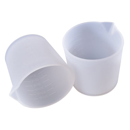 Resin Cup with Precise Scale Non-Stick DIY Silicone Cup Silicone Measuring Cup