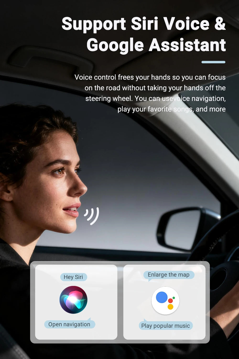 XUDA 2 in1 Wired to Wireless CarPlay Android Auto Adapter for OEM Car Stereo With USB Dongle Smart Mini Box Plug and Play Blueto