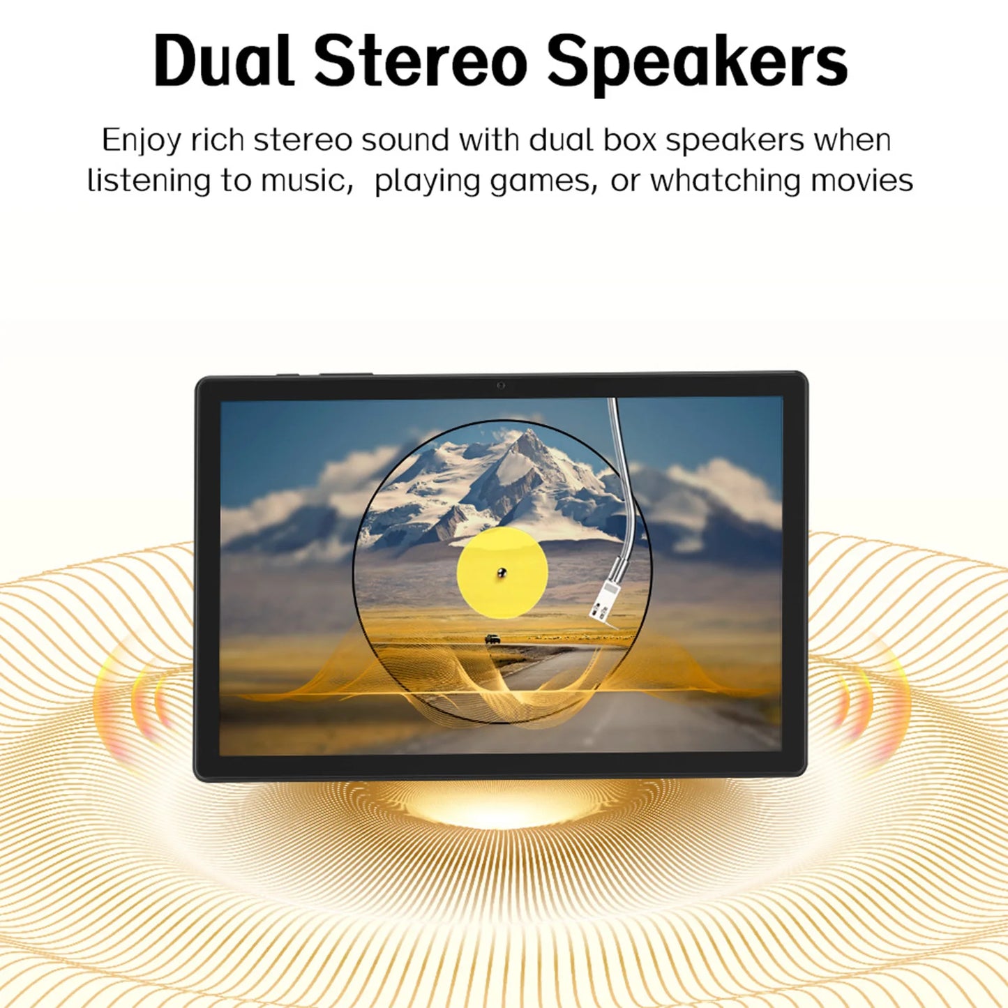 ANRY 10.95-inch HD Display Tablet Android 15 12GB RAM 128 ROM 2.4G/5G WiFi T606 Octa-Code 8000mAh Android Tablets with Case