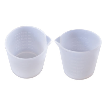 Resin Cup with Precise Scale Non-Stick DIY Silicone Cup Silicone Measuring Cup