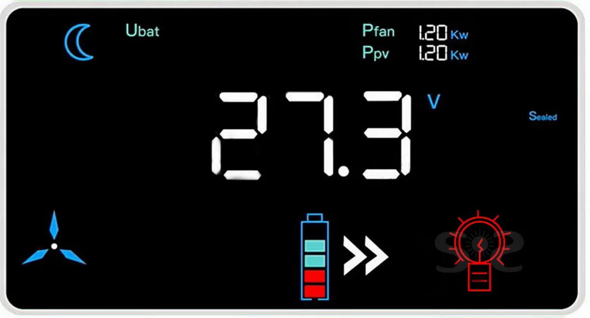 WIFI 4000W Wind Solar Hybrid Charge Controller with Equalizer, 12V 24V 48V AUTO, MPPT for Solar and Wind, for Lithium Lead Batte