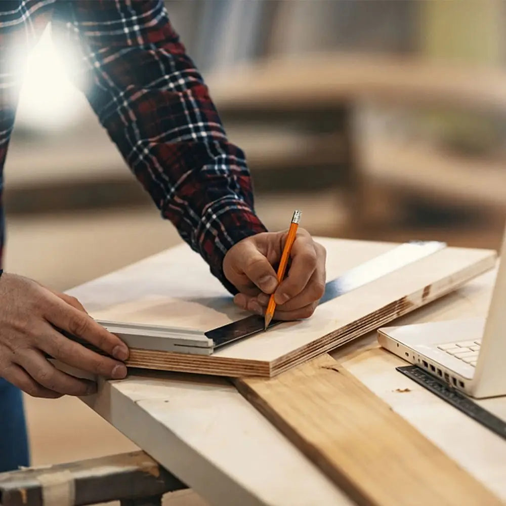 30/50CM Angle Square Ruler 90 Degree Right Angle Ruler Stainless Steel Triangle Ruler Woodworking Gauge Measuring Tool