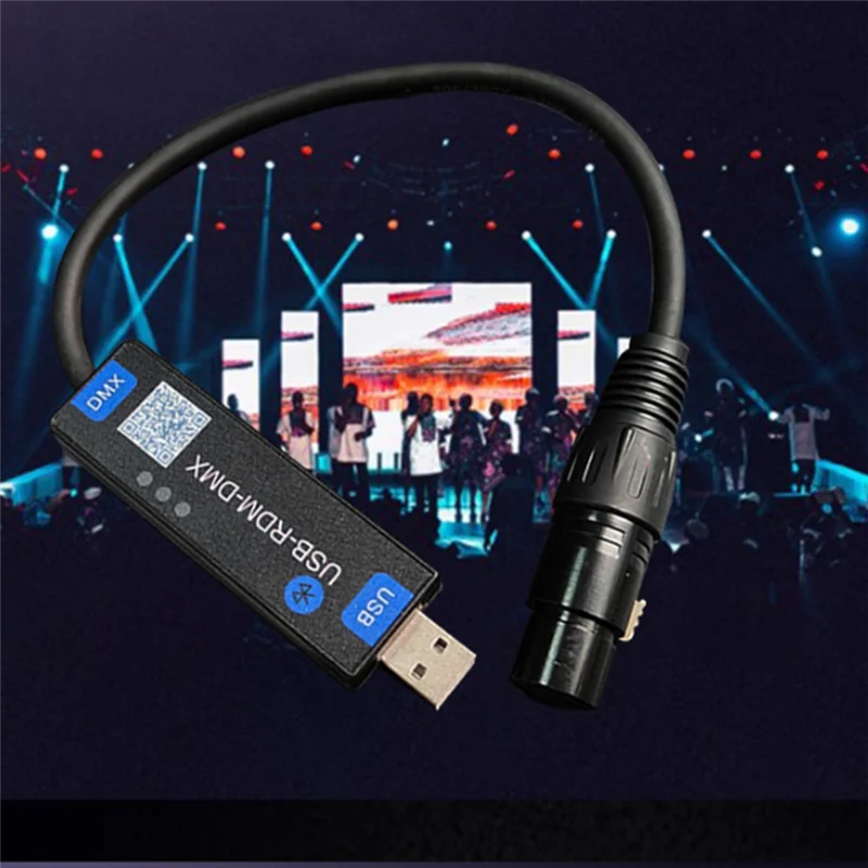 -A89Z USB-RMD-DMX Mobile App DMX Dialer Stage Light Wireless Bluetooth DMX512 Controller Only Supports Android Devices