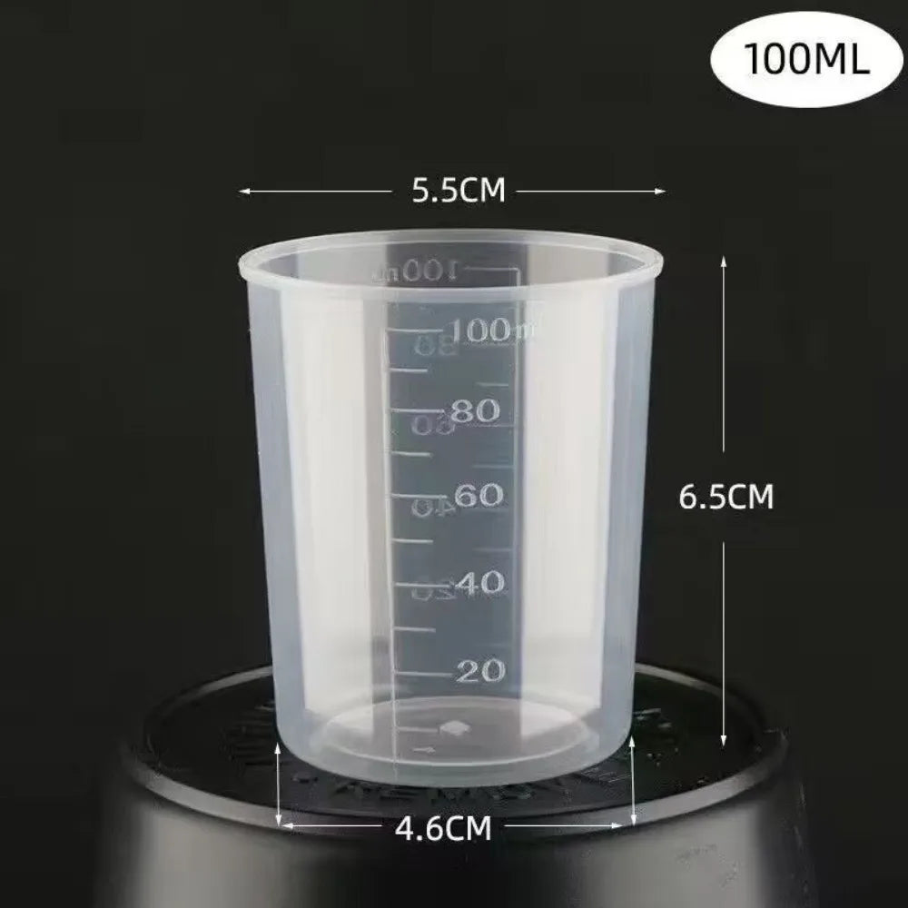 Mini 100/160ml Rice Measuring Cup Clear Plastic Measuring Jugs with Scale Digital Kitchen Scale Measurement Tools