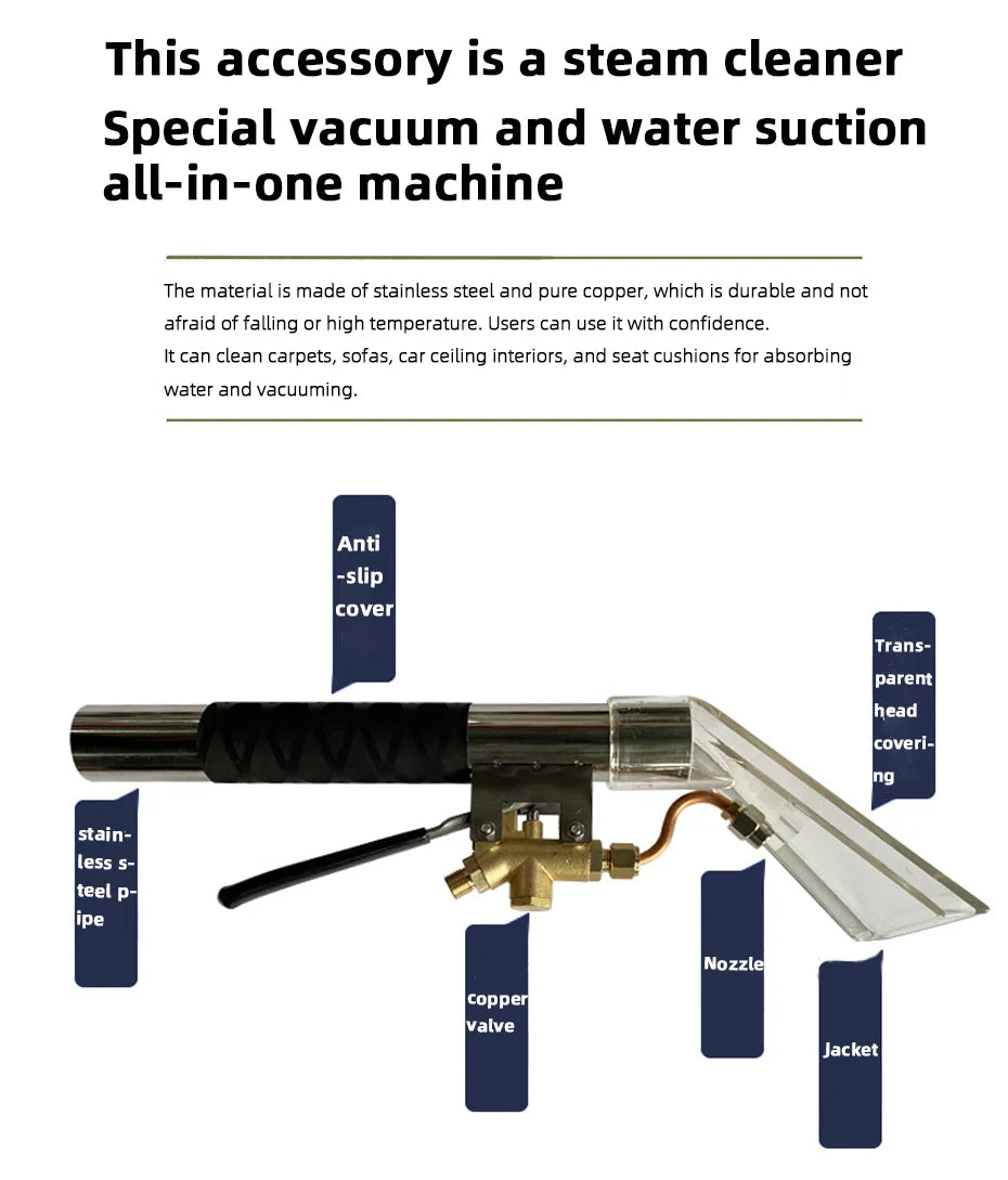 Carpet Extractor Carpet Vacuum Cleaner Upholstery Auto Furniture Cleaning Hand Tool Suction Machine Tool Cleaning Injection