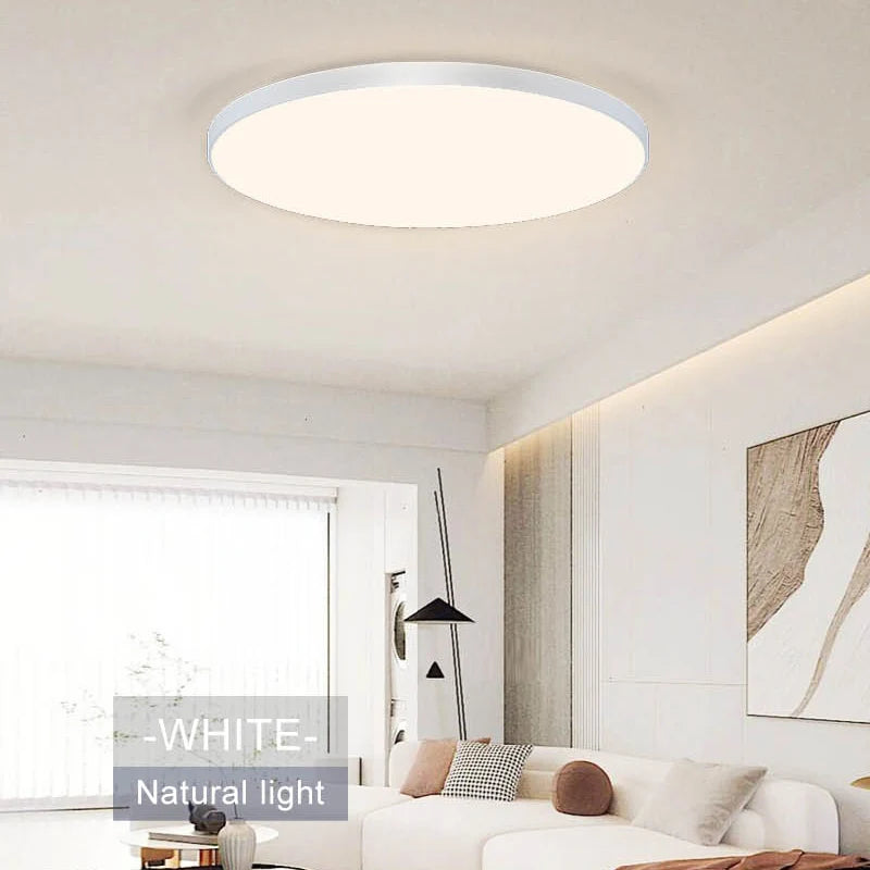 MARPOU LED Ceiling Light 80W 50W Modern Dimmable Smart Lamp With Remote Control Ceiling Lamp For Living Room Bathroom Kitchen