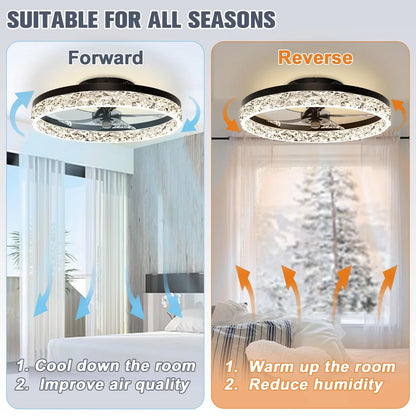 Nordic Ceiling Fan Led Lighting Modern Dimmable Remote Control Living Room Fans Household Electric Fan Mute Lamp Ceiling Lamp