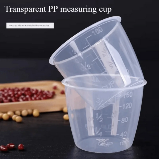 Mini 100/160ml Rice Measuring Cup Plastic with Scale Measuring Jugs Clear Digital Kitchen Scale Measurement Tools