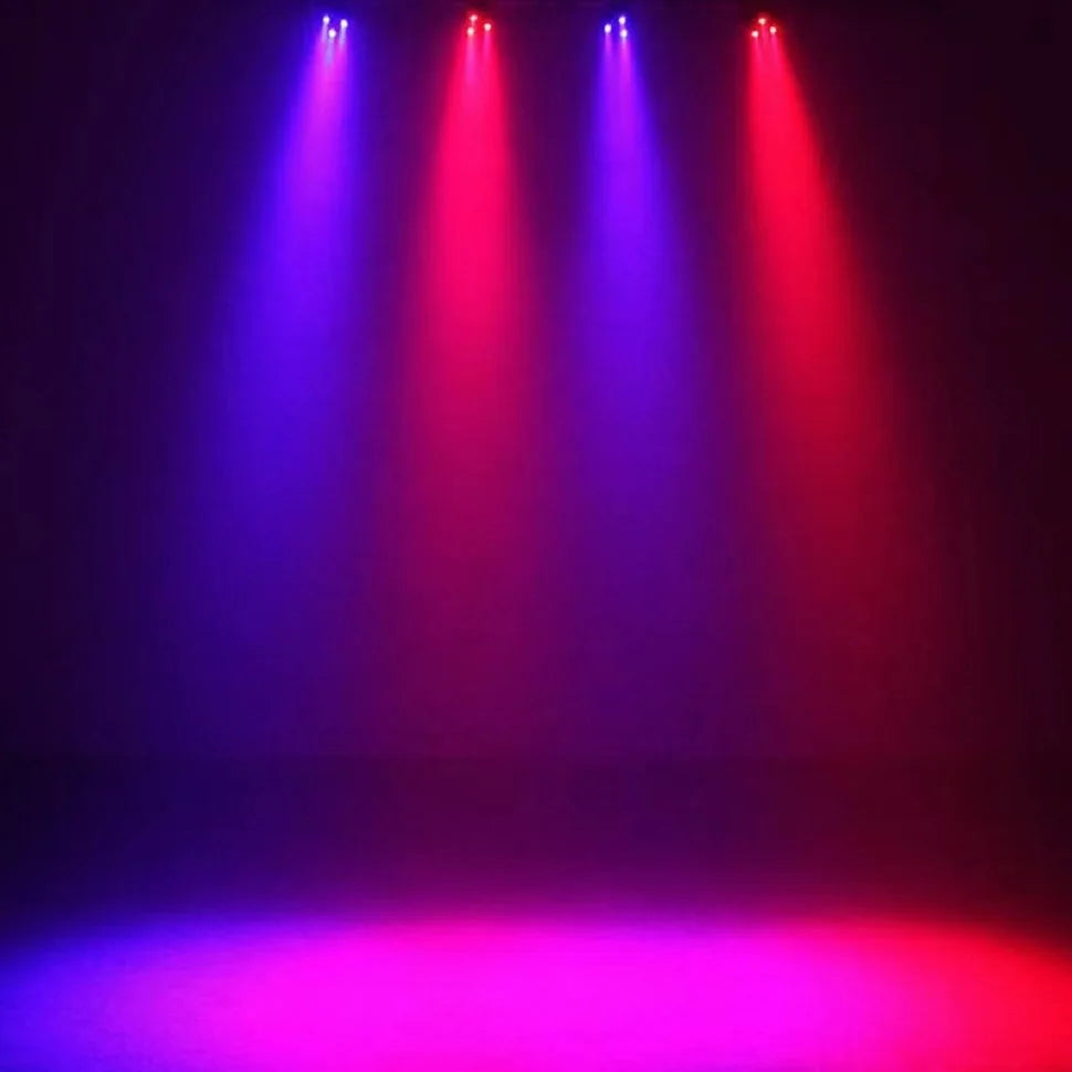 LED Par Light 6x3W RGBW DJ Controller Disco Party Holiday Christmas Bar Club Wedding Birthday Gig Stage Light