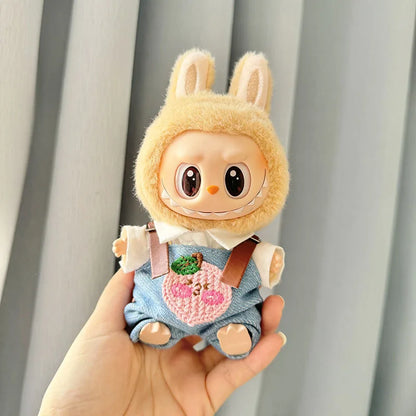 17cm Kawaii Plush Doll'S Clothes Outfit Accessories For Korea Kpop Exo Labubu Idol Dolls Pumpkin Set Clothing DIY Christmas Gift