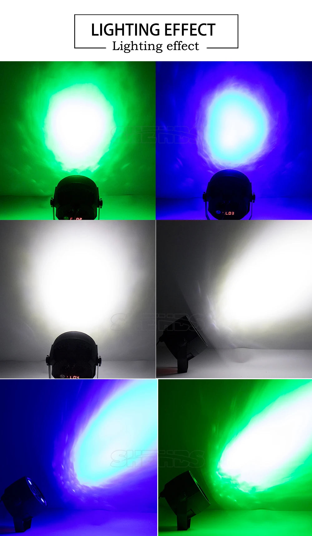 Mini Led Par 12x3W RGBW Wash Lighting For DJ Party Club Disco Family 8 channels DMX 512 Master/Save Light