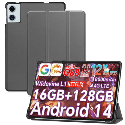 Case For Blackview Mega2 12" Tablet PC Slim Tri-Folding Stand Flip Book Cover Case For Oscal Pad 100 12” with  Hard Back Shell