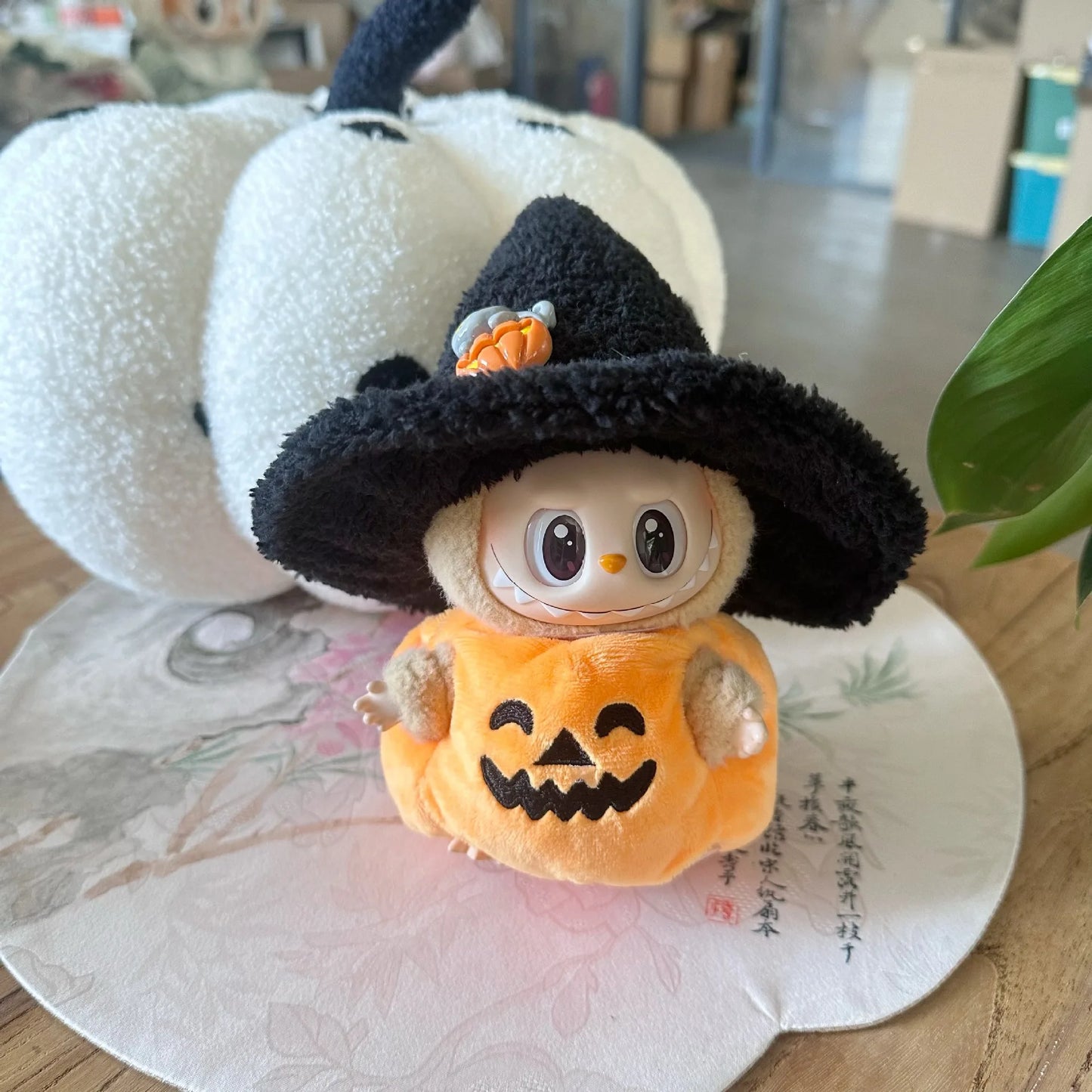 Halloween Clothing Plush Doll'S Clothes Outfit Accessories For Korea Kpop Exo Labubu I II Idol Dolls Sitting Party Pumpkin Suit