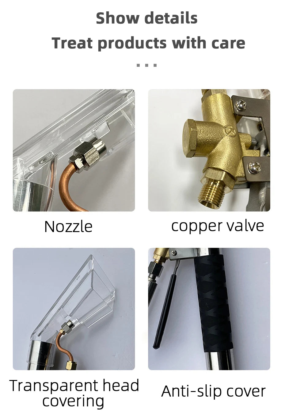 Carpet Extractor Carpet Vacuum Cleaner Upholstery Auto Furniture Cleaning Hand Tool Suction Machine Tool Cleaning Injection