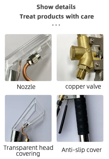 Carpet Extractor Carpet Vacuum Cleaner Upholstery Auto Furniture Cleaning Hand Tool Suction Machine Tool Cleaning Injection