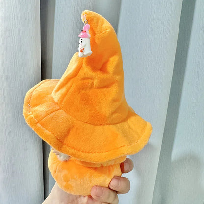 Hot Halloween Labubu Clothes Cute Pumpkin Bat Ghost 2-piece Outfit Mini Plush Doll Clothing Fashion Doll Accessories