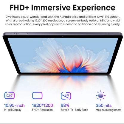 CHUWI AuPad Tablet 10.95-inch 1200*1920 FHD Display Snapdragon 685 Octa-core 8GB DDR4 128GB ROM 4G LTE GPS Android 14 Tablets PC