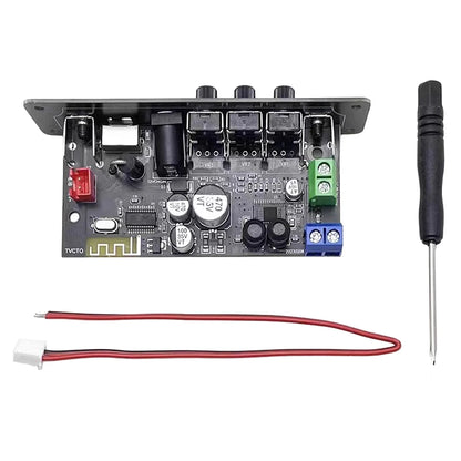 DC12V MP3 WMA Decoder Board HIFI High Bass BT 5.1 Amplifier Board Car Amplifier Module Audio Receiver for DIY Modification