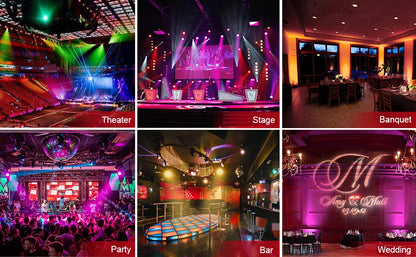 LED Par Light 6x3W RGBW DJ Controller Disco Party Holiday Christmas Bar Club Wedding Birthday Gig Stage Light