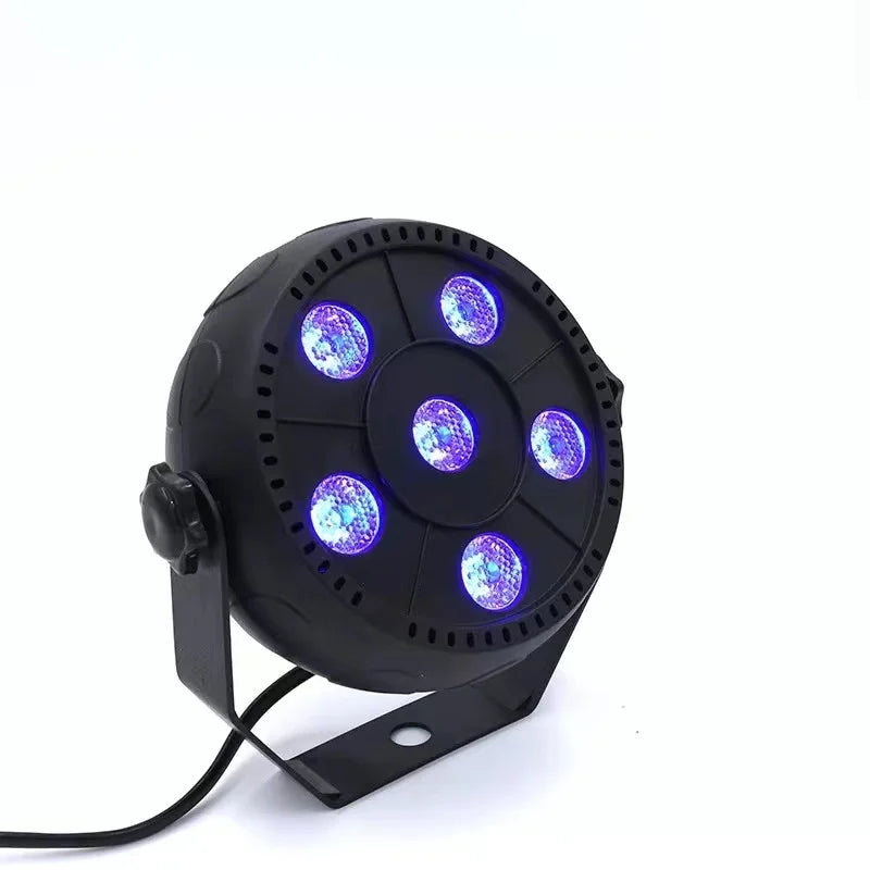 LED Par Light 6x3W RGBW DJ Controller Disco Party Holiday Christmas Bar Club Wedding Birthday Gig Stage Light