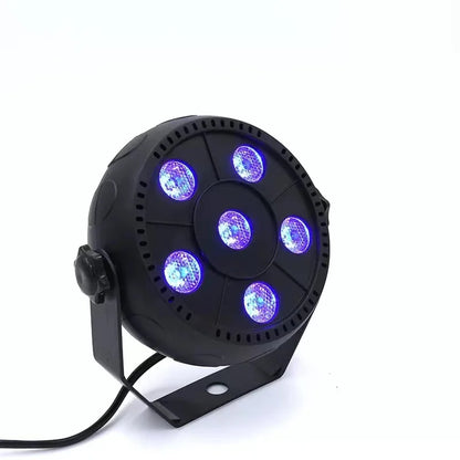 LED Par Light 6x3W RGBW DJ Controller Disco Party Holiday Christmas Bar Club Wedding Birthday Gig Stage Light