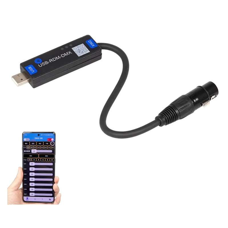 Remote Dialer USB-RMD-DMX Mobile App Wireless Controller Stage Lighting Mini Console