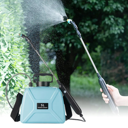 5L Electric Sprayer Automatic Garden Plant Mister USB Rechargeable Irrigation Tool Watering Can With Spray Gun for Agricultural