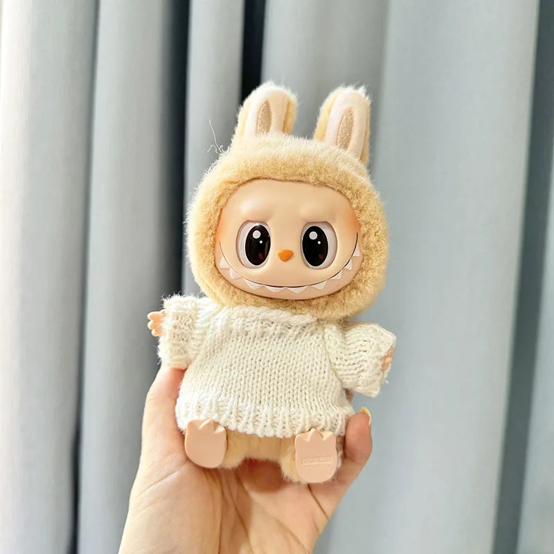 17cm Kawaii Plush Doll'S Clothes Outfit Accessories For Korea Kpop Exo Labubu Idol Dolls Pumpkin Set Clothing DIY Christmas Gift