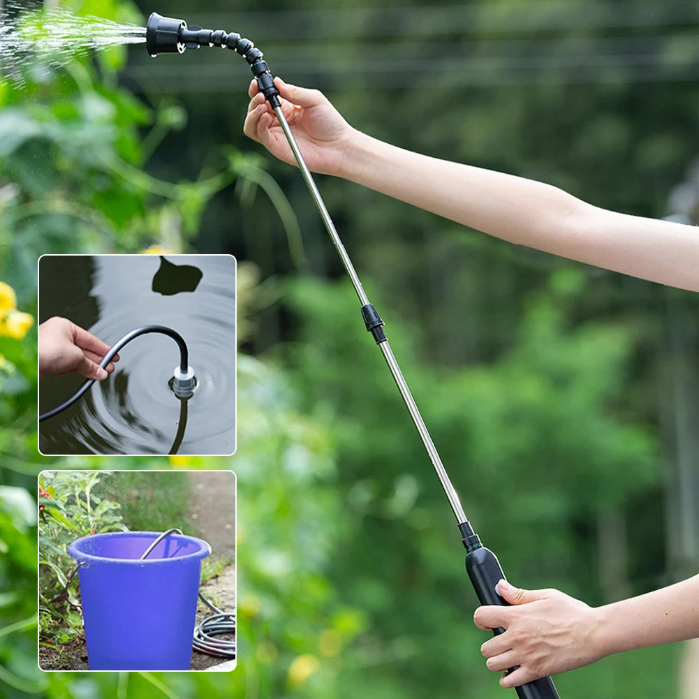 5L Electric Sprayer Automatic Garden Plant Mister USB Rechargeable Irrigation Tool Watering Can With Spray Gun for Agricultural