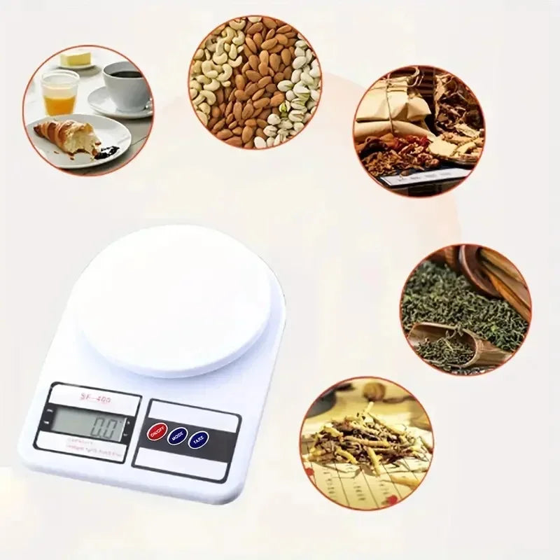 10kg X1g Digital Scale Kitchen Electronic Food Scale Gram Electric Scales Postal Cooking Baking Cakes Kitchen Accessories