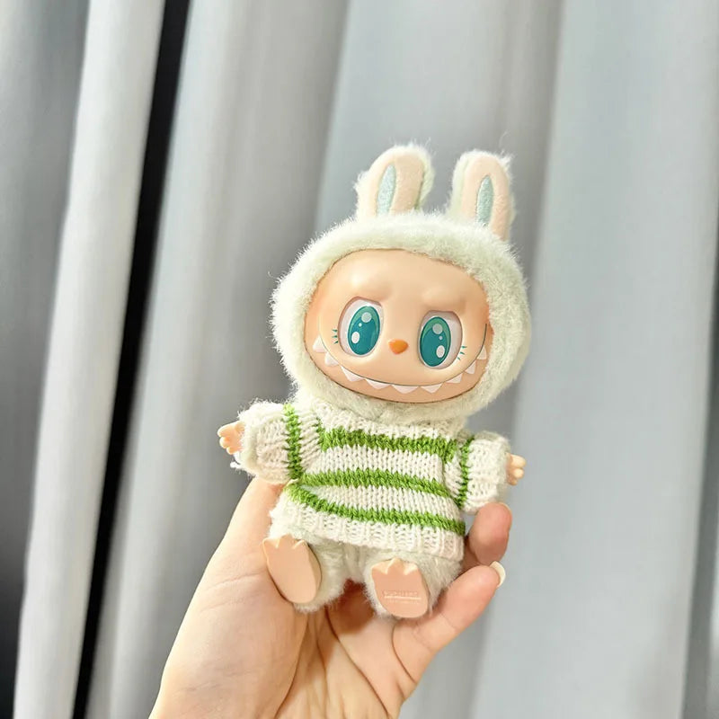 17cm Kawaii Plush Doll'S Clothes Outfit Accessories For Korea Kpop Exo Labubu Idol Dolls Pumpkin Set Clothing DIY Christmas Gift