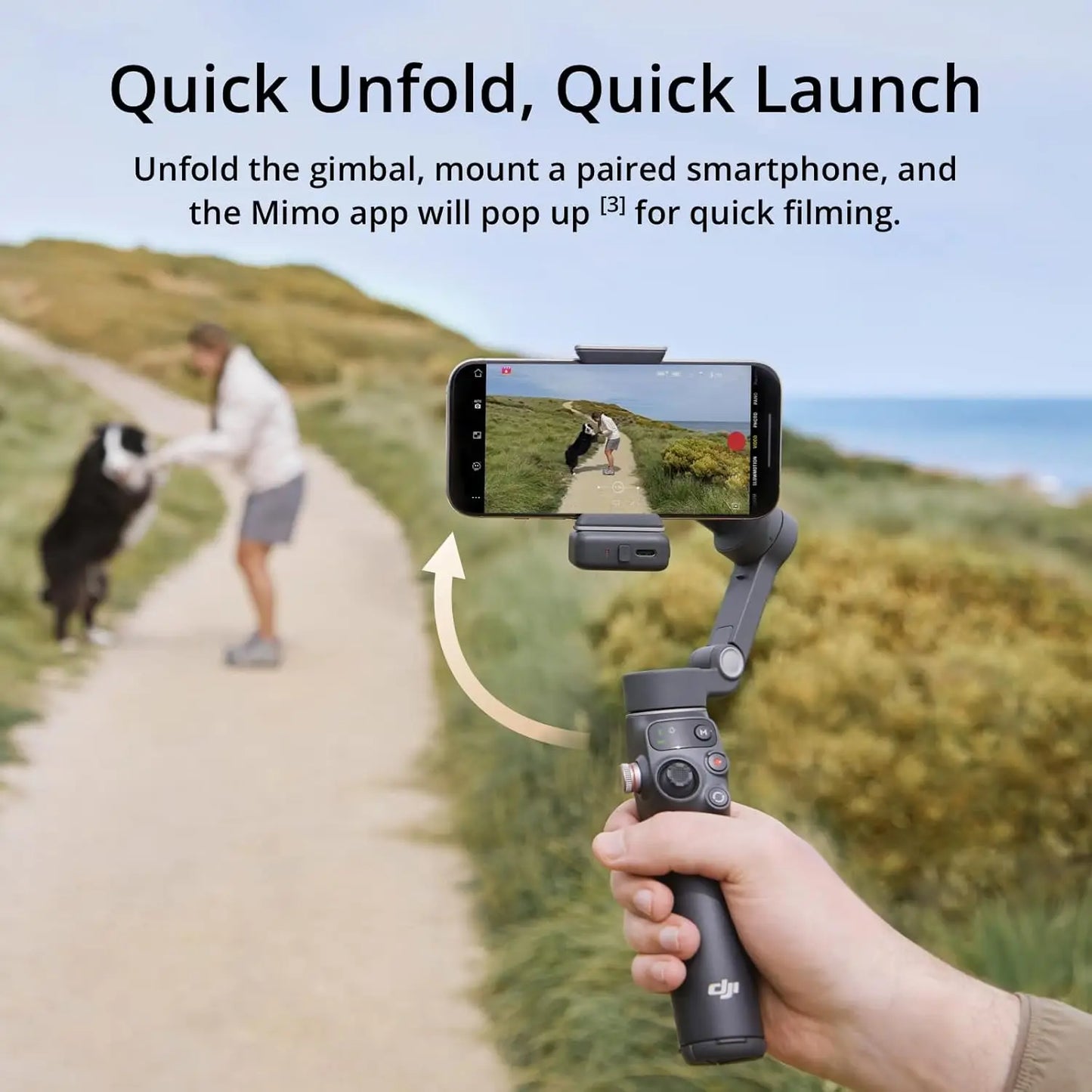 DJI Osmo Mobile 7P Robust 3-Axis Gimbal Stabilization 10-Hour Battery Life & Phone Charging Original New