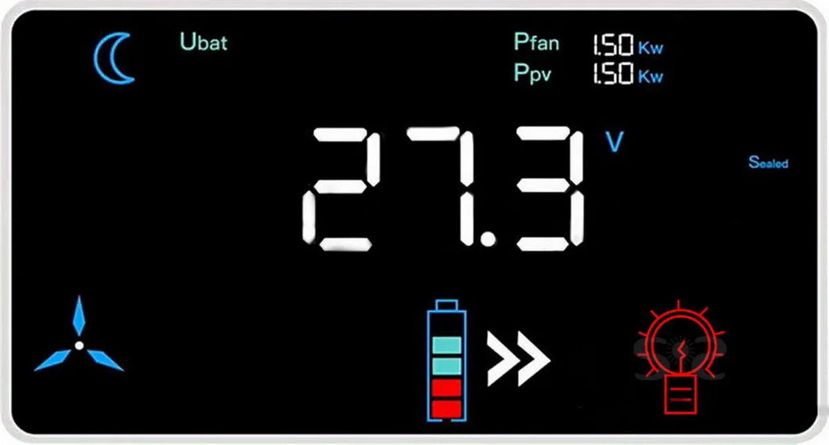 WIFI 4000W Wind Solar Hybrid Charge Controller with Equalizer, 12V 24V 48V AUTO, MPPT for Solar and Wind, for Lithium Lead Batte
