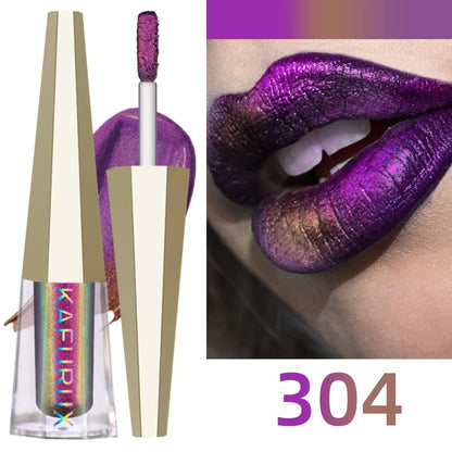 Chrome Shifting Pigments Chameleon Liquid Lipstick or Eyeshadow Shiny Long Lasting Multichrome High Quality Lip Gloss Lip Makeup