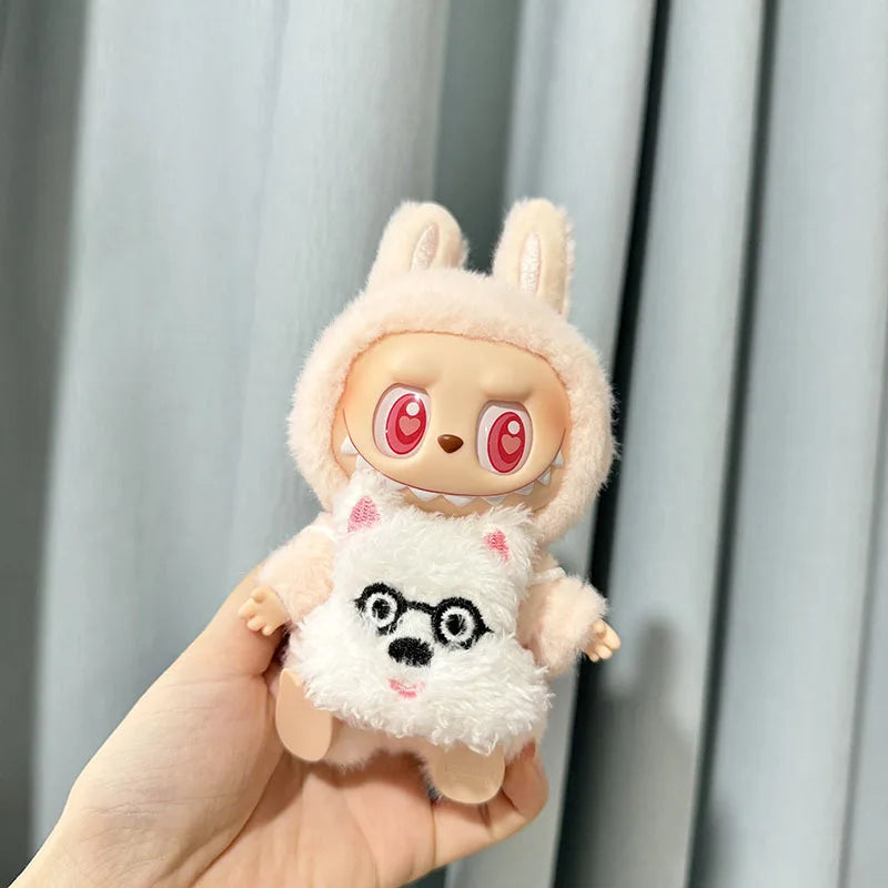 17cm Kawaii Plush Doll'S Clothes Outfit Accessories For Korea Kpop Exo Labubu Idol Dolls Pumpkin Set Clothing DIY Christmas Gift