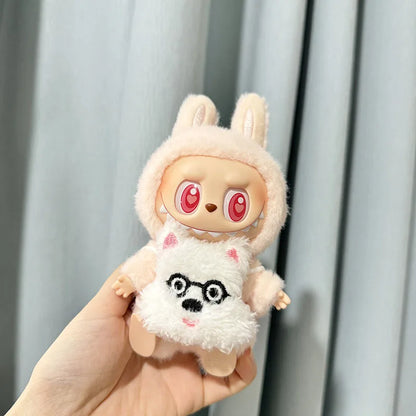 17cm Kawaii Plush Doll'S Clothes Outfit Accessories For Korea Kpop Exo Labubu Idol Dolls Pumpkin Set Clothing DIY Christmas Gift