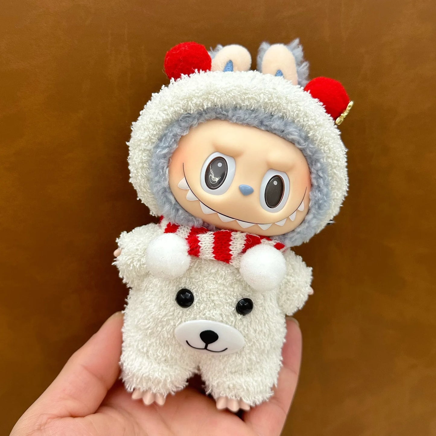 Doll Clothes For 15-17CM I II III Labubu Outfits Mini Plush Cotton Idol Doll Universal Clothing Sitting Party Accessories Gifts